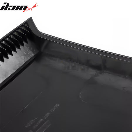 Fits 24-26 Ford Mustang Coupe V Style Side Window Louvers ABS 2PCS - Matte Black