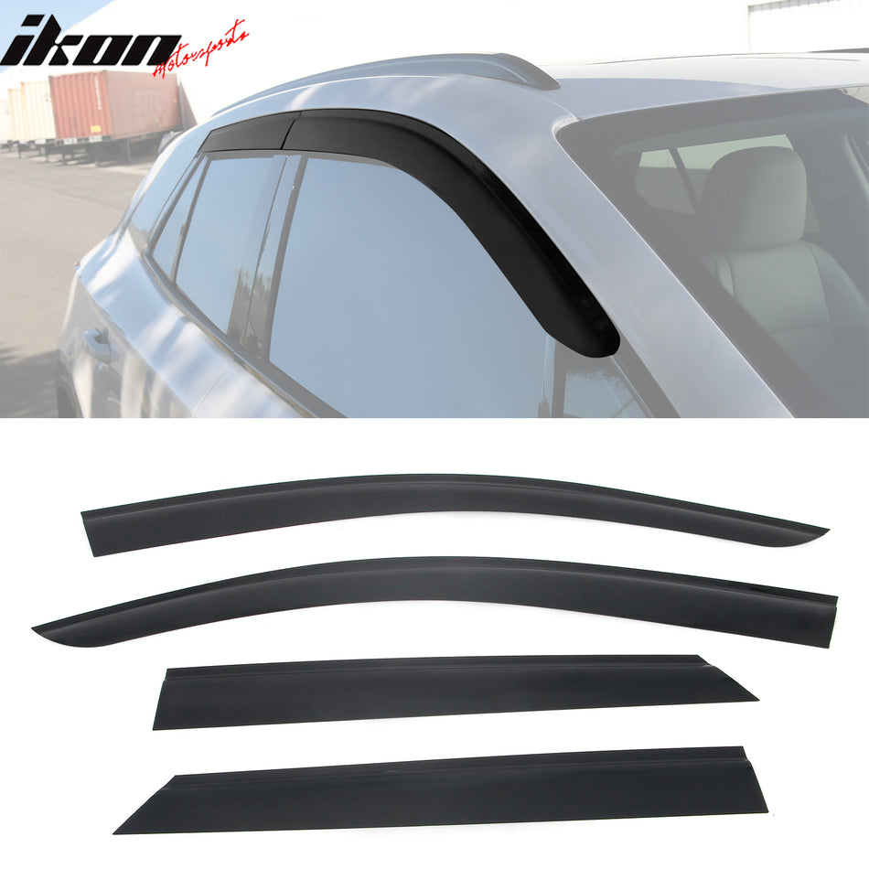 2024-2025 Honda Prologue V2 Style Smoke Window Visor Acrylic 4PCS