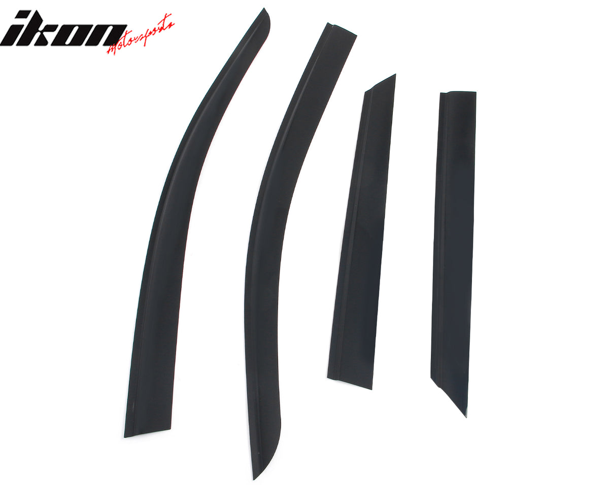 Fits 24-26 Honda Prologue V2 Style Window Visors Acrylic Sun Shade Rain Guard