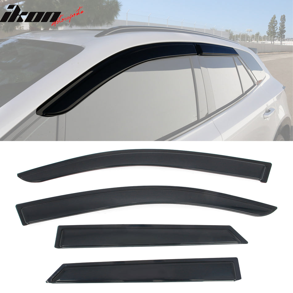 2024-2025 Honda Prologue Slim Style Smoke Window Visor Acrylic 4PCS