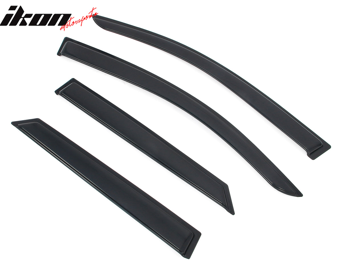 Fits 24-26 Honda Prologue Slim Window Visors Acrylic 4PCS Sun Shade Rain Guard