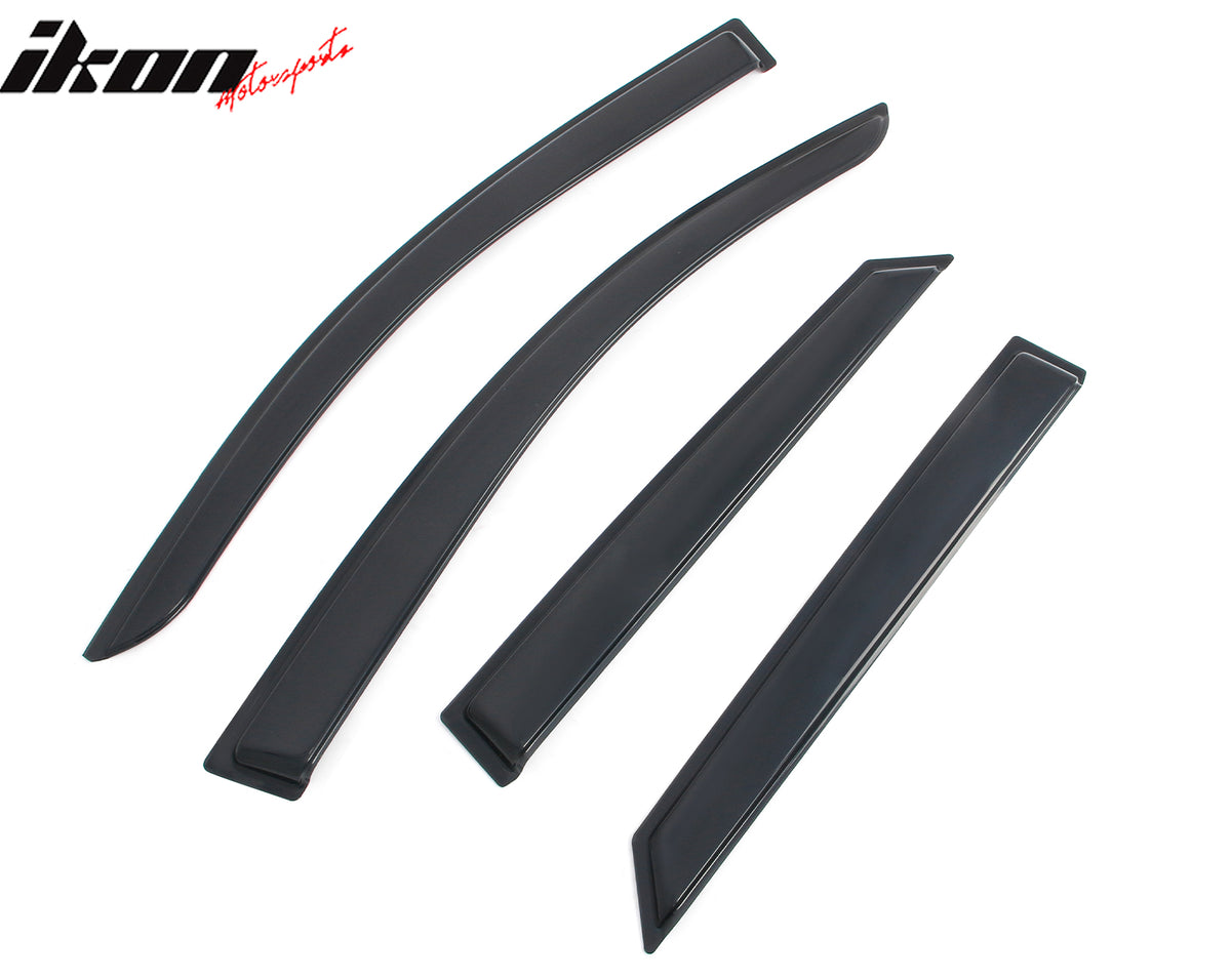 Fits 24-26 Honda Prologue Slim Window Visors Acrylic 4PCS Sun Shade Rain Guard