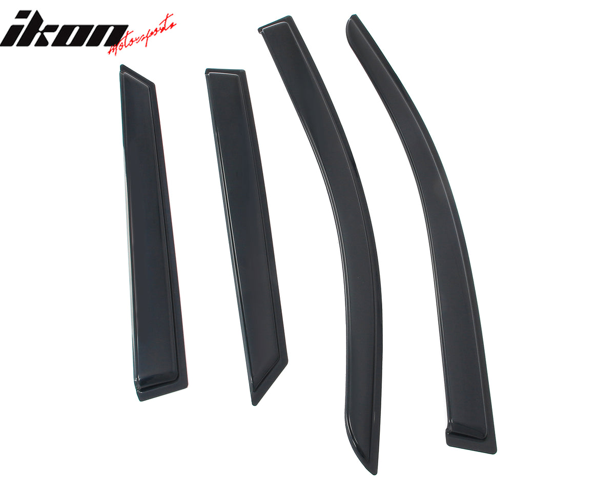 Fits 24-26 Honda Prologue Slim Window Visors Acrylic 4PCS Sun Shade Rain Guard