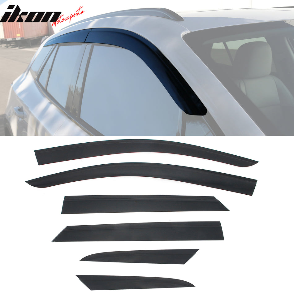 2024-2025 Honda Prologue Slim Style Smoke Window Visor Acrylic 6PCS