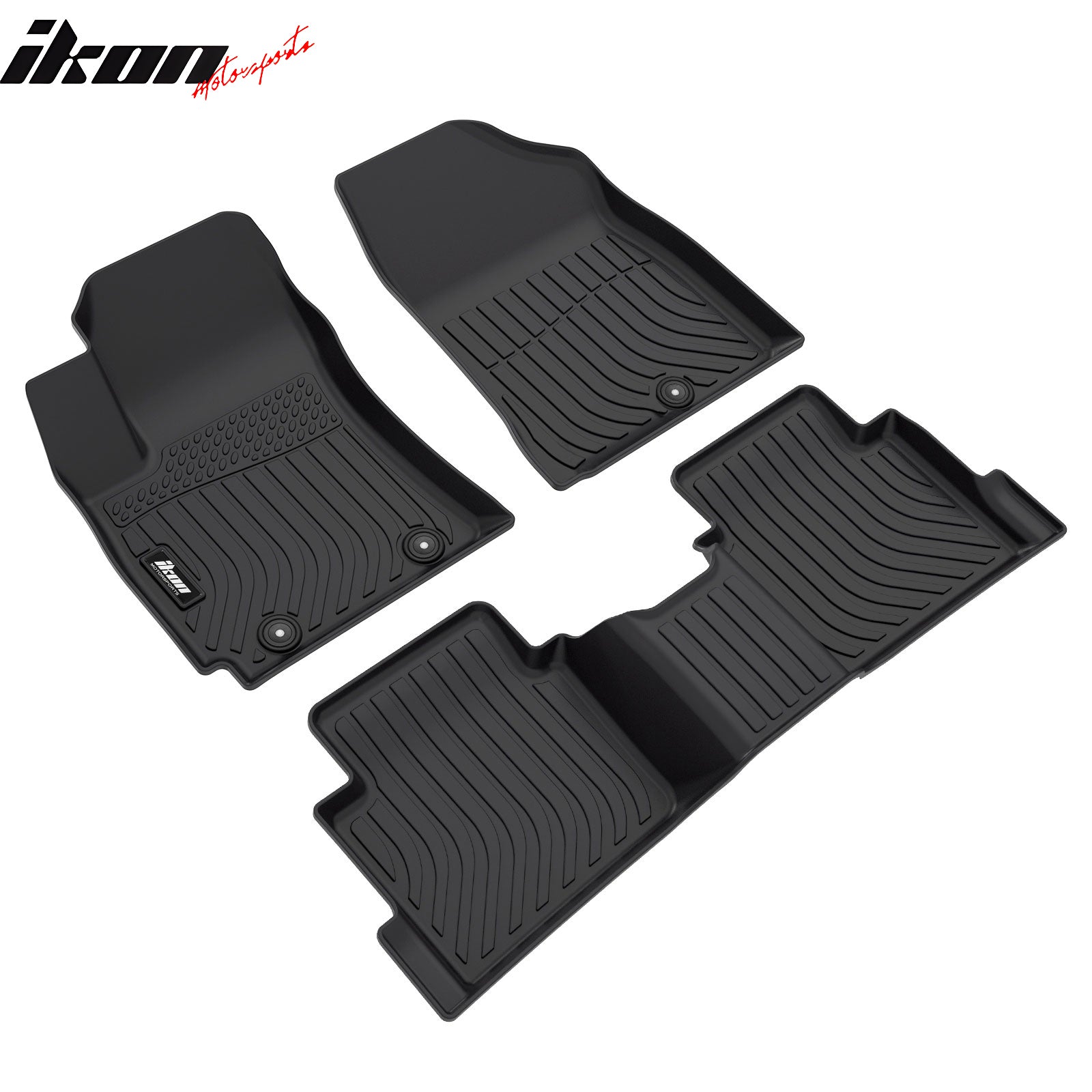 Fits 24-25 Hyundai Kona 3D All Weather Heavy Duty Floor Mats Liner Carpet TPE