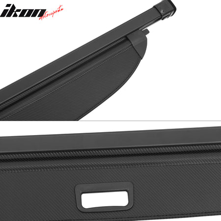 Fits 24-26 Hyundai Santa Fe Carbon Fiber Print Retractable Rear Cargo Cover