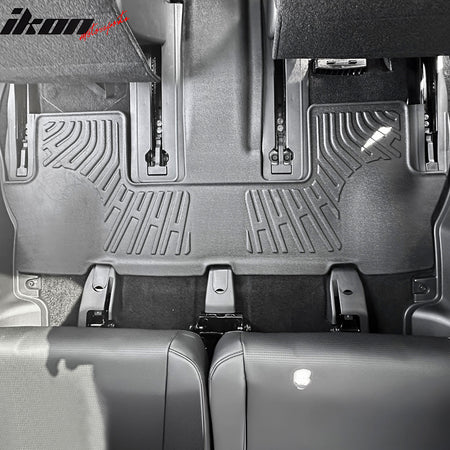 Fits 24-26 Hyundai Santa Fe 6/7 Seats TPE Floor Mats Non-Slip All Weather Carpet