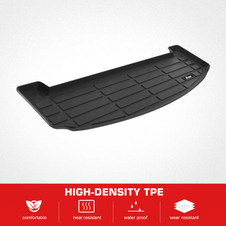 Fits 24-25 Hyundai Santa Fe TPE All Weather Waterproof Rear Cargo Trunk Tray Mat