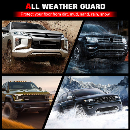 Fits 24-25 Hyundai Santa Fe TPE All Weather Waterproof Rear Cargo Trunk Tray Mat