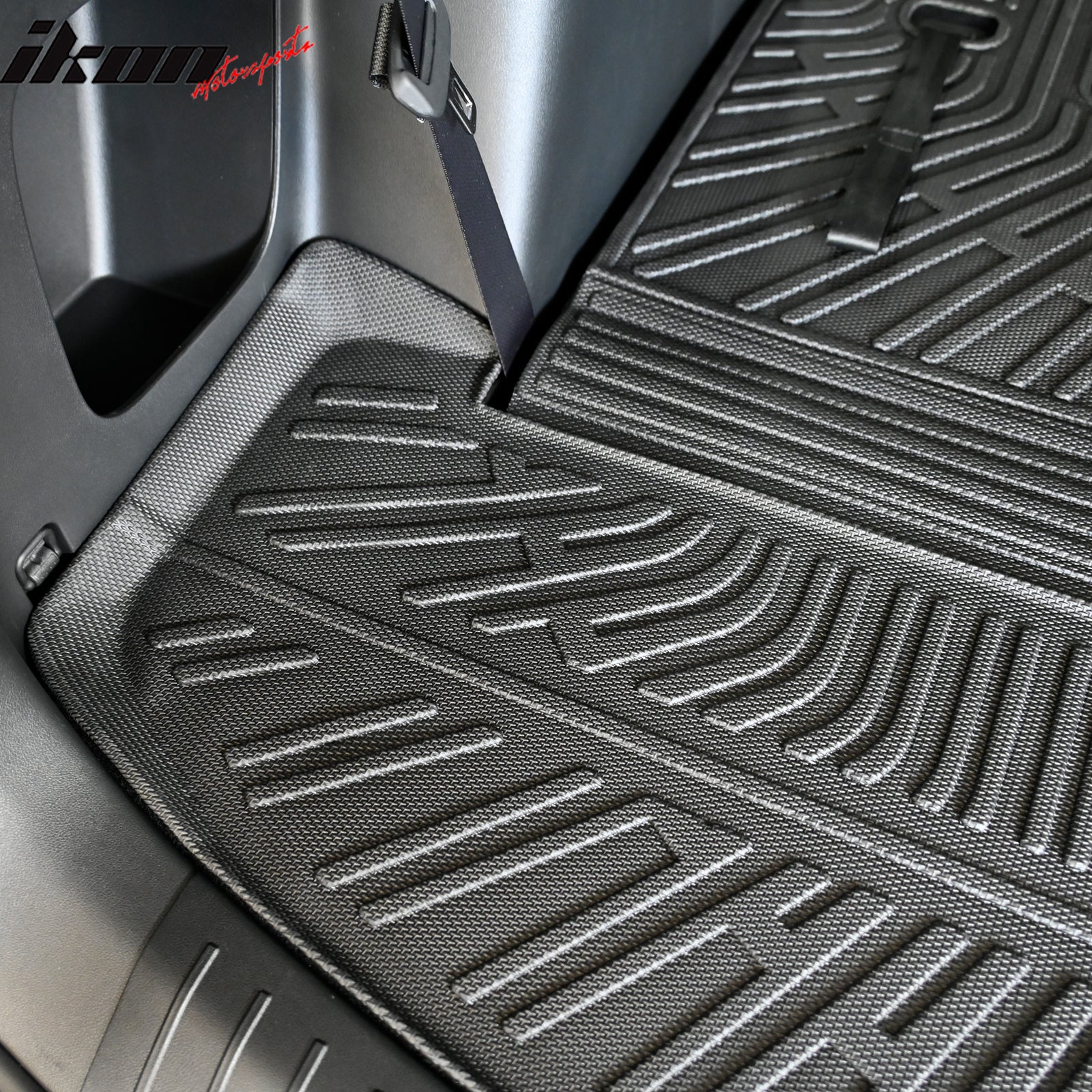 Fits 24-26 Hyundai Santa Fe Rear Trunk Mat Liner W/ Backrest Cover TPE 6/7 Seats