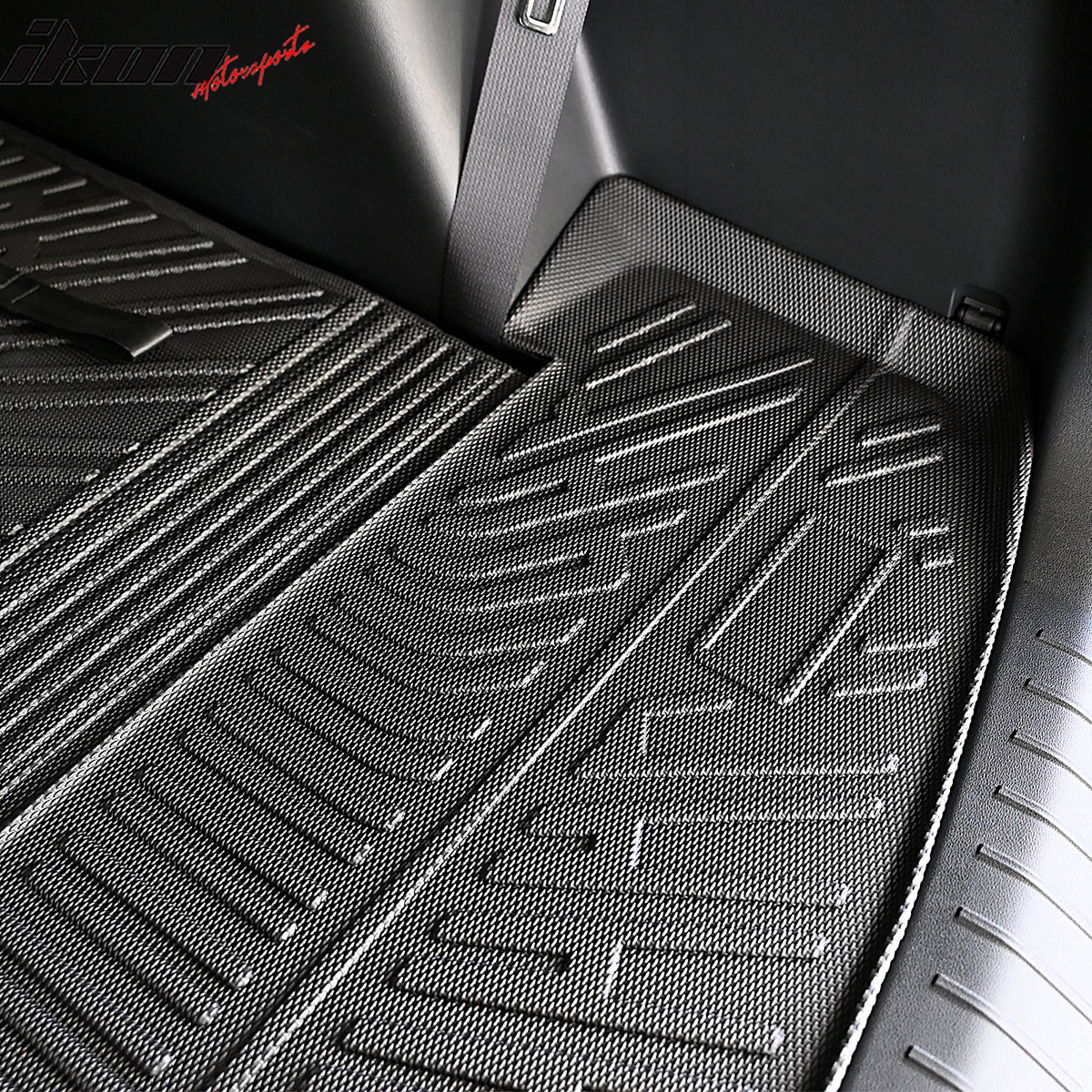 Fits 24-26 Hyundai Santa Fe Rear Trunk Mat Liner W/ Backrest Cover TPE 6/7 Seats