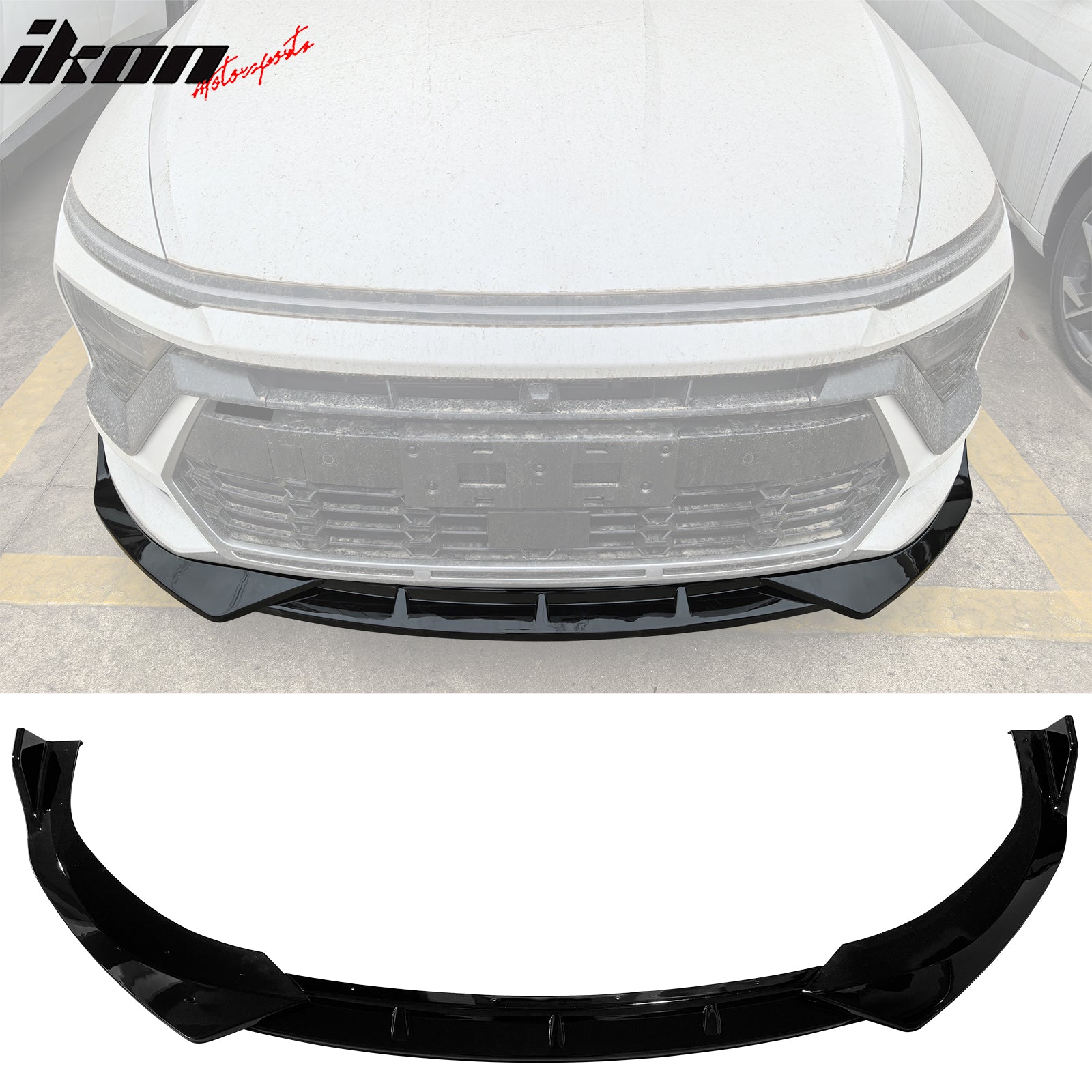 Fits 24-25 Hyundai Sonata N Line IKON V1 3PC Front Bumper Lip