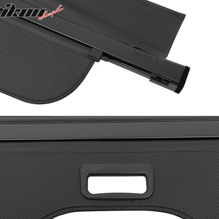 Fits 24-26 Lexus GX550 / Land Cruiser Carbon Fiber Print Retractable Cargo Cover