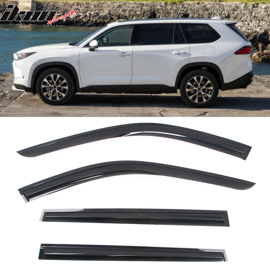2024-2025 Lexus TX& Toyota Grand Highlander Mugen Style Window Visors