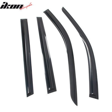 Fits 24-25 Lexus TX& Toyota Grand Highlander Mugen Style Window Visors - Acrylic