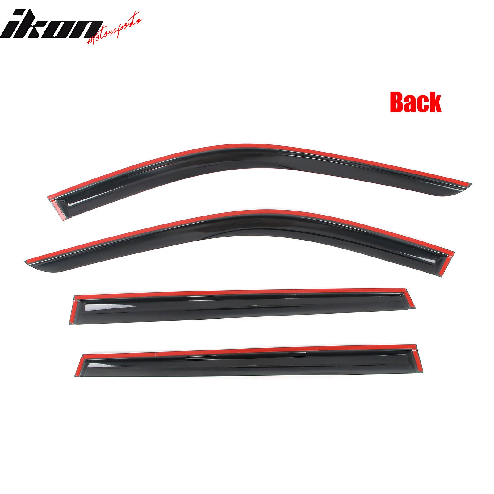 Fits 24-25 Lexus TX& Toyota Grand Highlander Mugen Style Window Visors - Acrylic