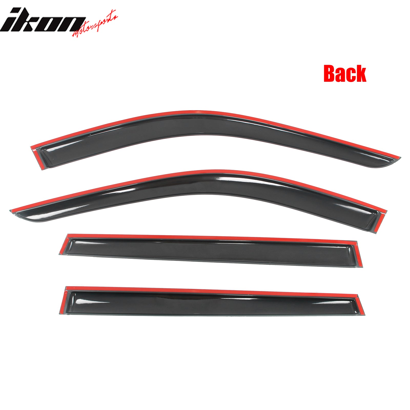 Fits 24-25 Lexus TX350 Toyota Grand Highlander Window Visors Deflectors Tape-On