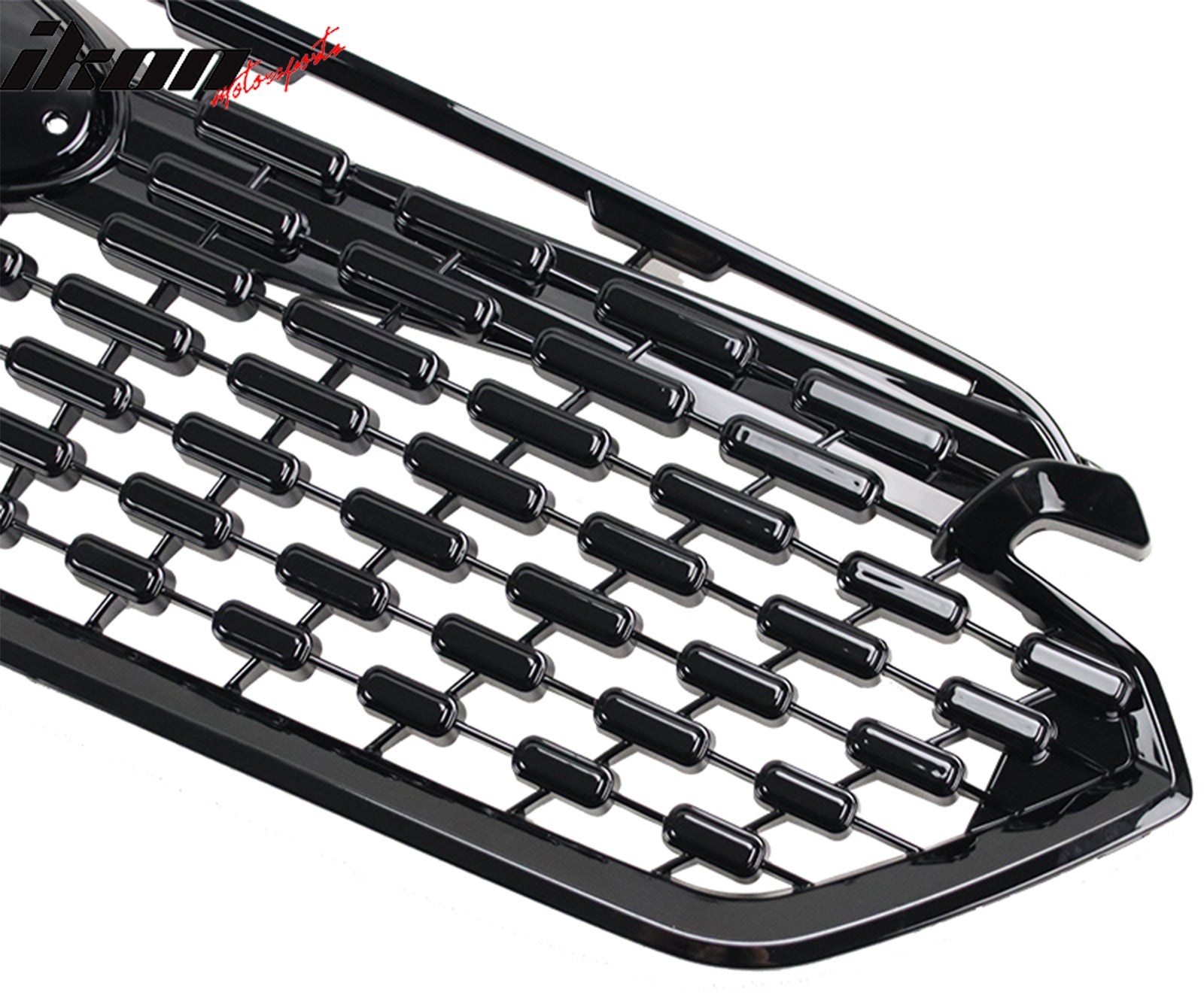 2024 - 2025 Subaru Impreza Sport Front Bumper Grille Gloss Black ABSGloss BlackIkon Motorsports