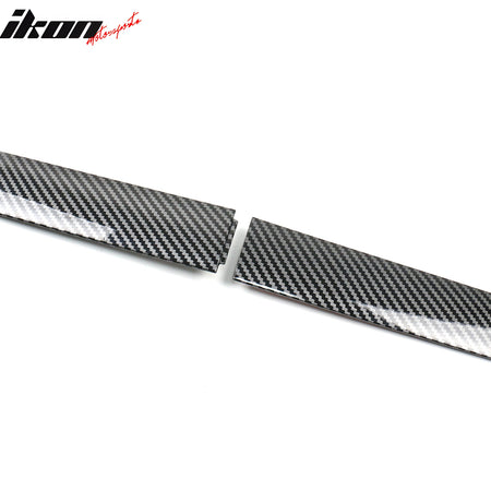 Fits 24-25 Tesla 3 Highland/25 Y Carbon Fiber Print Dashboard Wrap Cover Cap