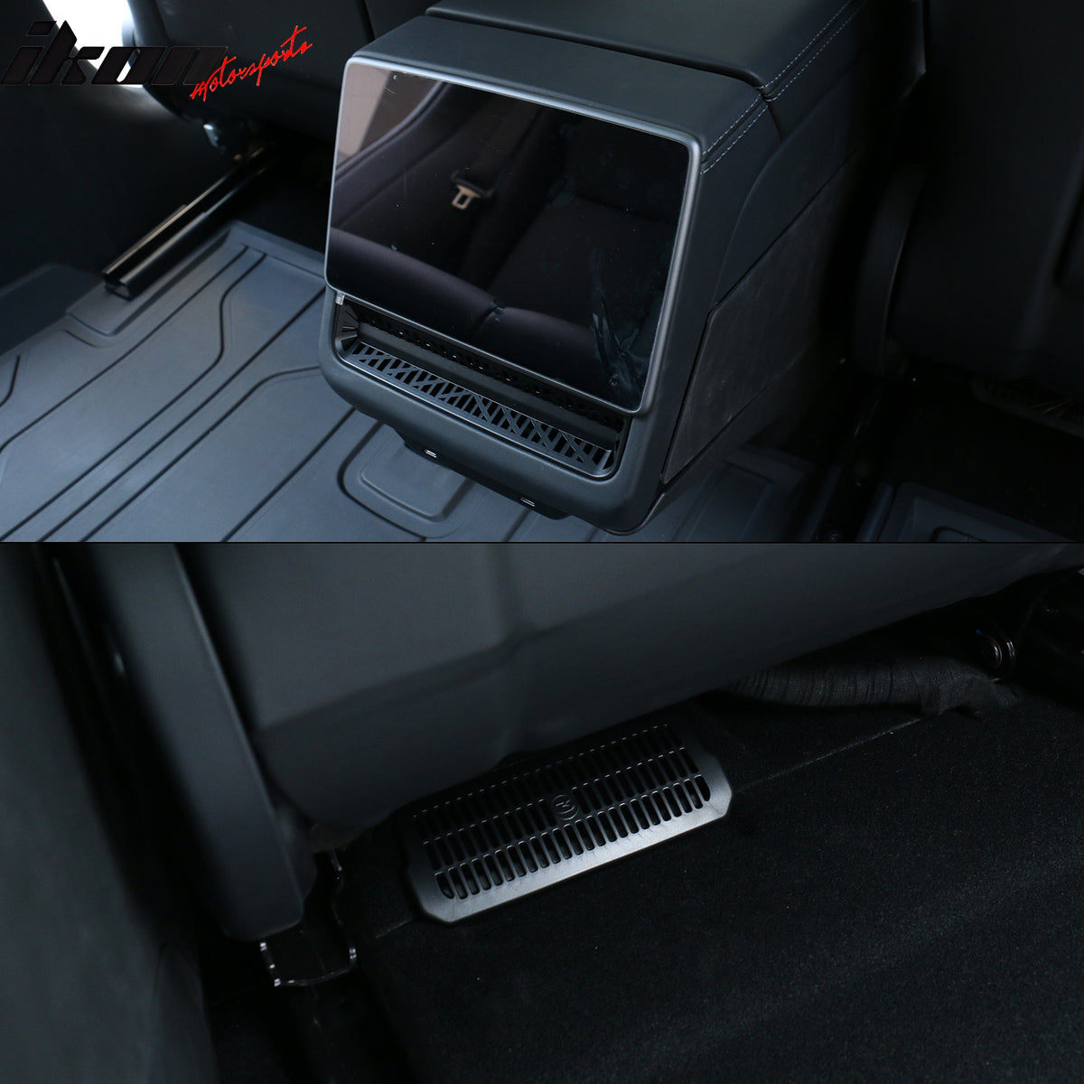 Fits 24-25 Tesla Model 3 Highland Center Console Air Inlet Vent Grille Kit 6PCS