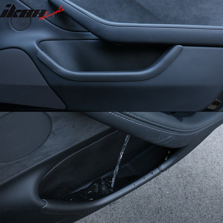 Fits 24-25 Tesla Model 3 Door Side+Center Armrest+Console Box+Cup Holder Insert