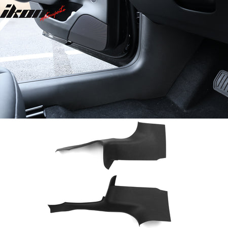 Fits 2024 Tesla Model 3 8PCS Door Sill Protector+Seat Kick Panel+Anti-Kick Cover