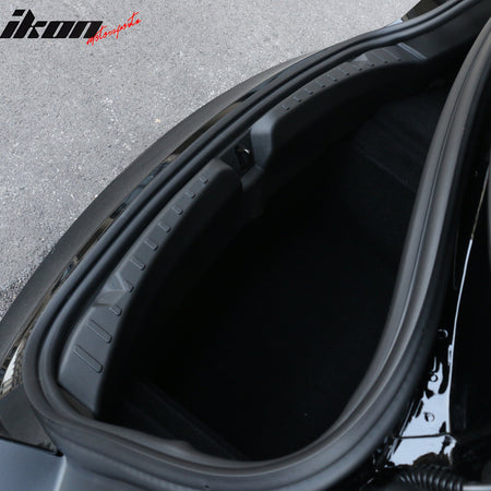 Fits 24-25 Tesla Model 3 Highland 4PCS TPE Rear Trunk Guard Protector Sill Plate