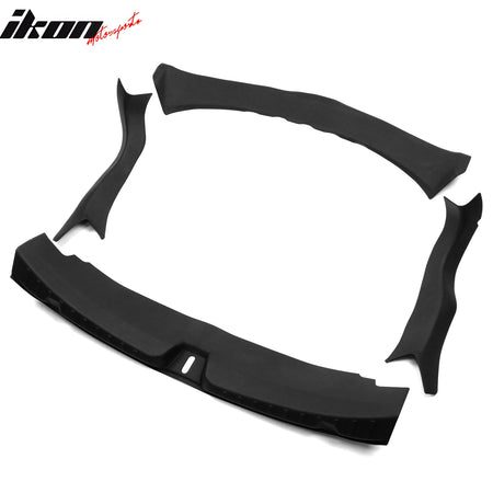 Fits 24-25 Tesla Model 3 Highland 4PCS TPE Rear Trunk Guard Protector Sill Plate
