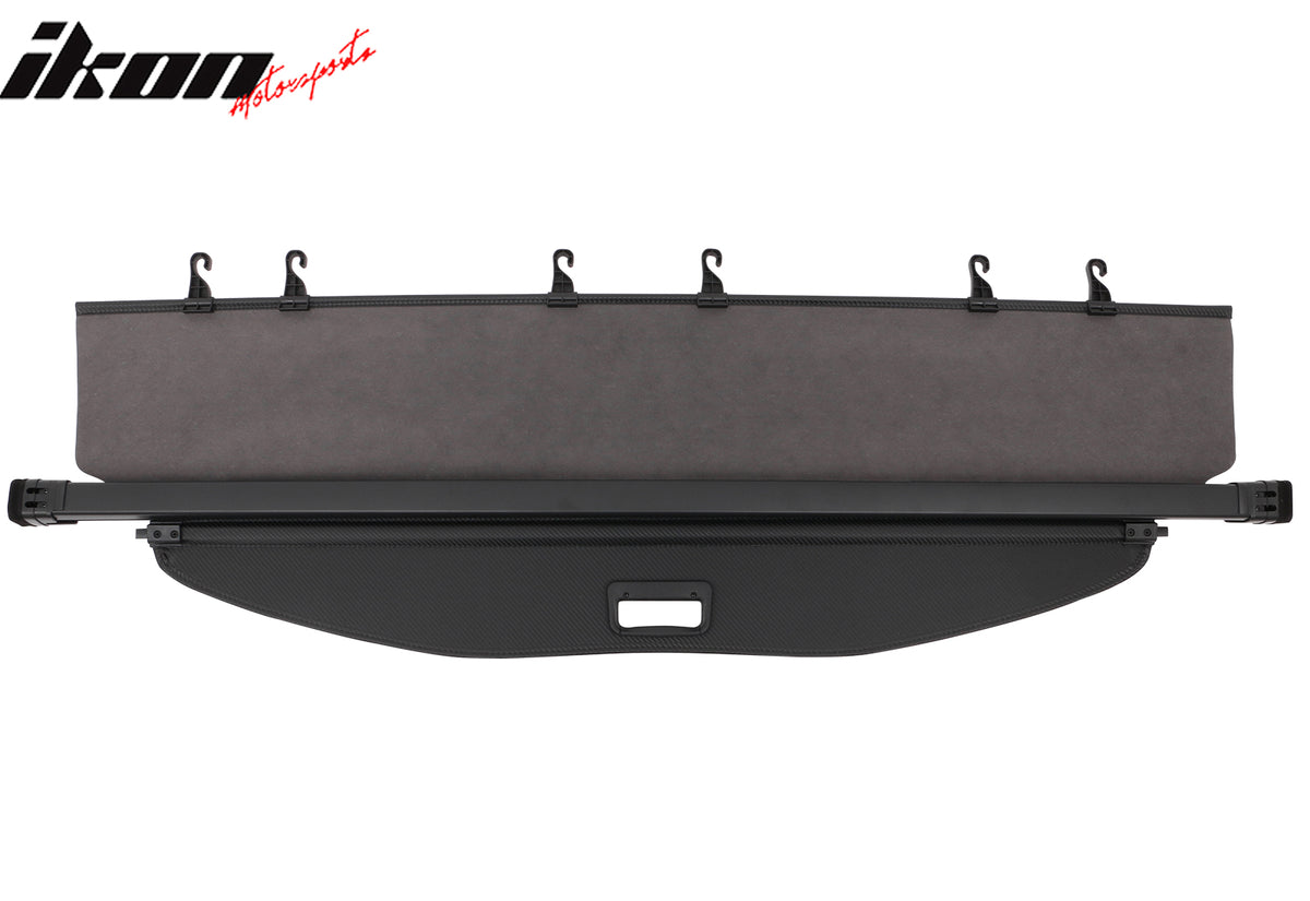 Fits 24-26 Toyota Grand Highlander Carbon Fiber Print Retractable Cargo Cover