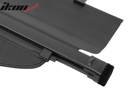 Fits 24-26 Toyota Grand Highlander Carbon Fiber Print Retractable Cargo Cover