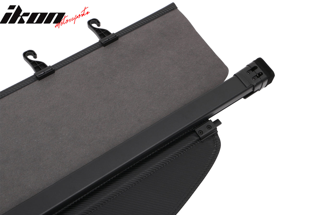 Fits 24-26 Toyota Grand Highlander Carbon Fiber Print Retractable Cargo Cover