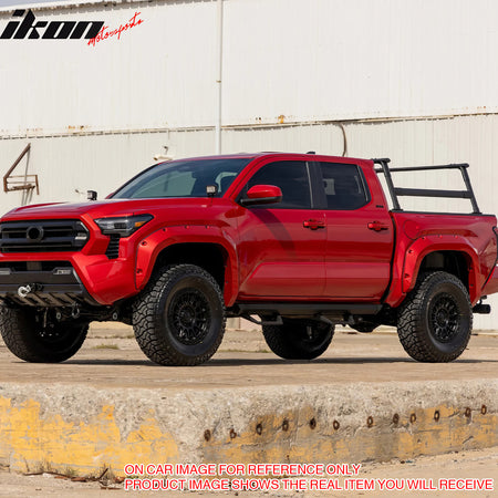 Fits 24-25 Toyota Tacoma Fender Flares Pocket Style Wheel Arch Cover PP 4PC Trim