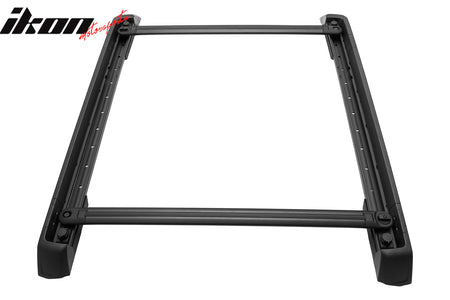 Fits 24-26 Toyota Tacoma Double Cab 4PCS Aluminum Roof Cross Bars w/ Slide Rail