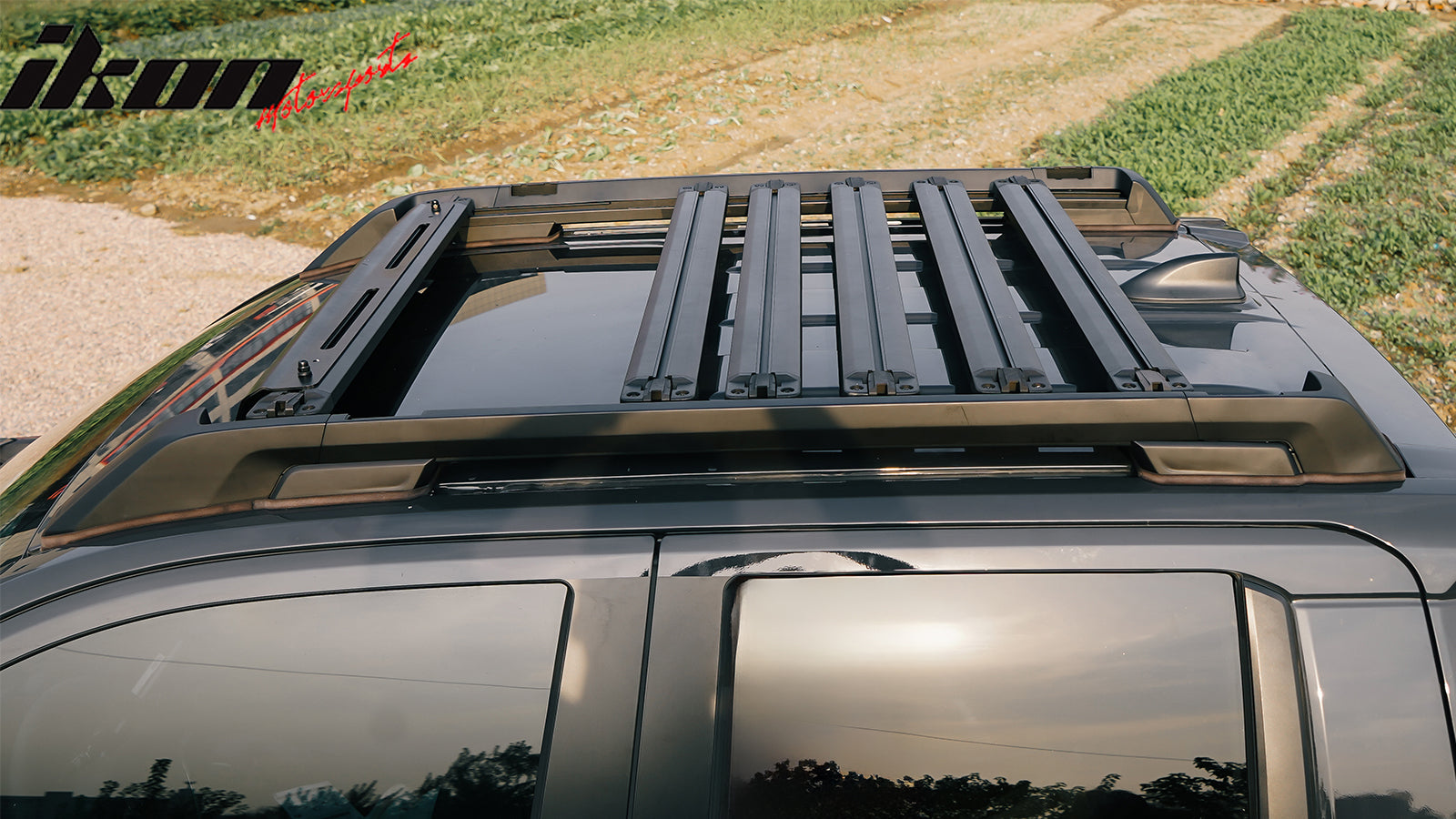 Fits 24-26 Toyota Tacoma Double Cab Aluminum Roof Cross Bars w/ Slide Rail 8PCS