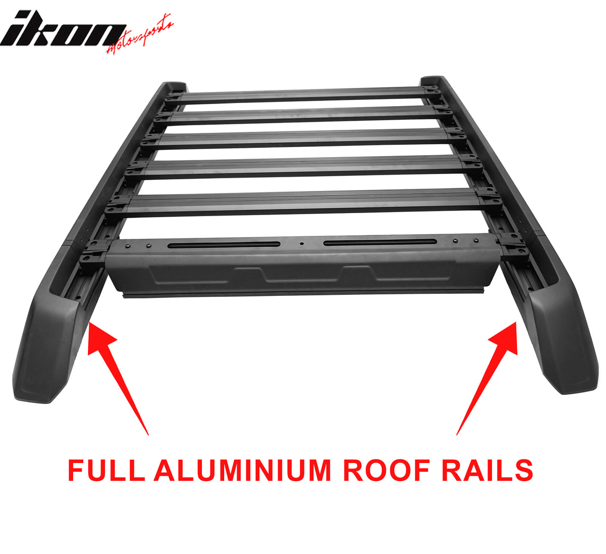Fits 24-26 Toyota Tacoma Double Cab Aluminum Roof Cross Bars w/ Slide Rail 8PCS