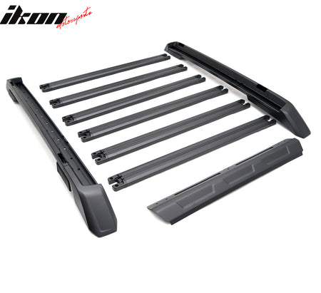 Fits 24-26 Toyota Tacoma Double Cab Aluminum Roof Cross Bars w/ Slide Rail 8PCS