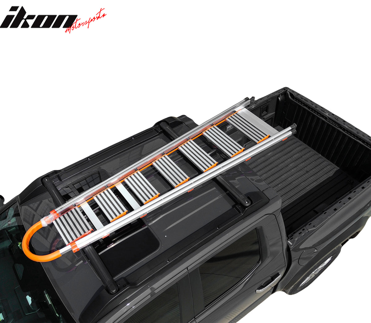 Fits 24-26 Toyota Tacoma Double Cab OE V2 Style Roof Cross Bars with Slide Rail