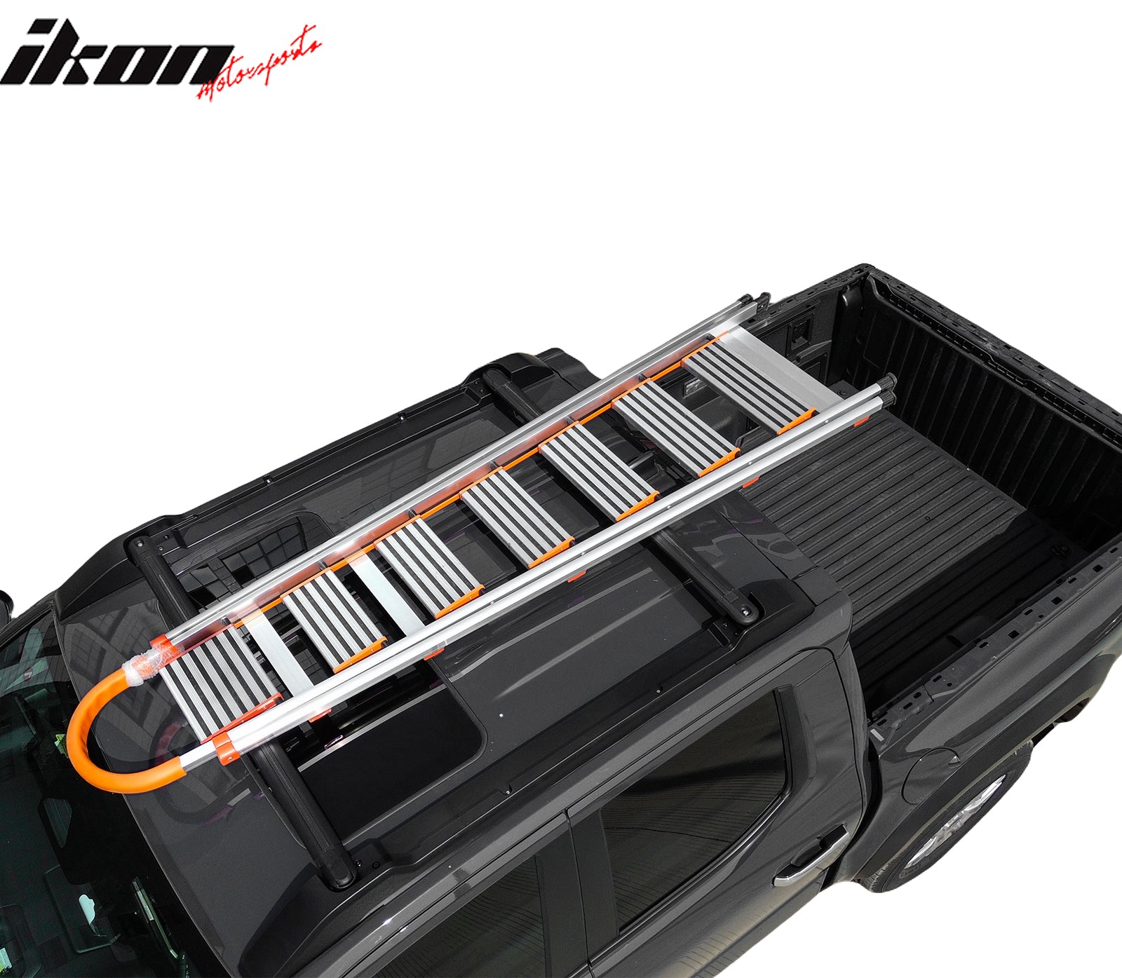 Fits 24-26 Toyota Tacoma Double Cab OE V2 Style Roof Cross Bars with Slide Rail