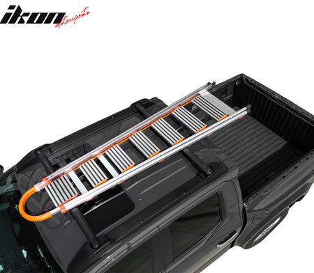 Fits 24-26 Toyota Tacoma Double Cab OE V2 Style Roof Cross Bars with Slide Rail
