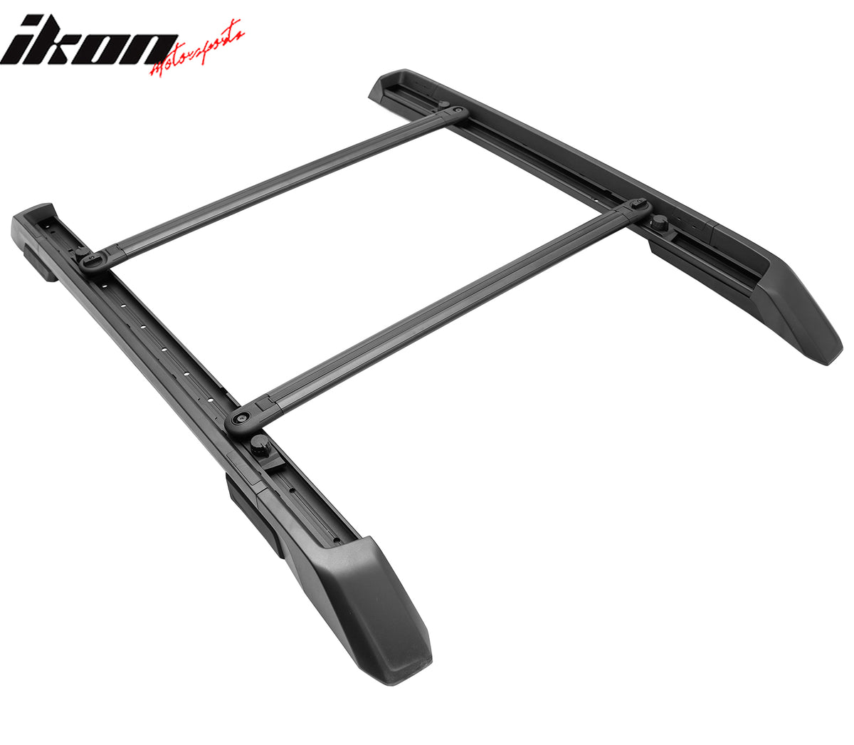 Fits 24-26 Toyota Tacoma Double Cab OE V2 Style Roof Cross Bars with Slide Rail