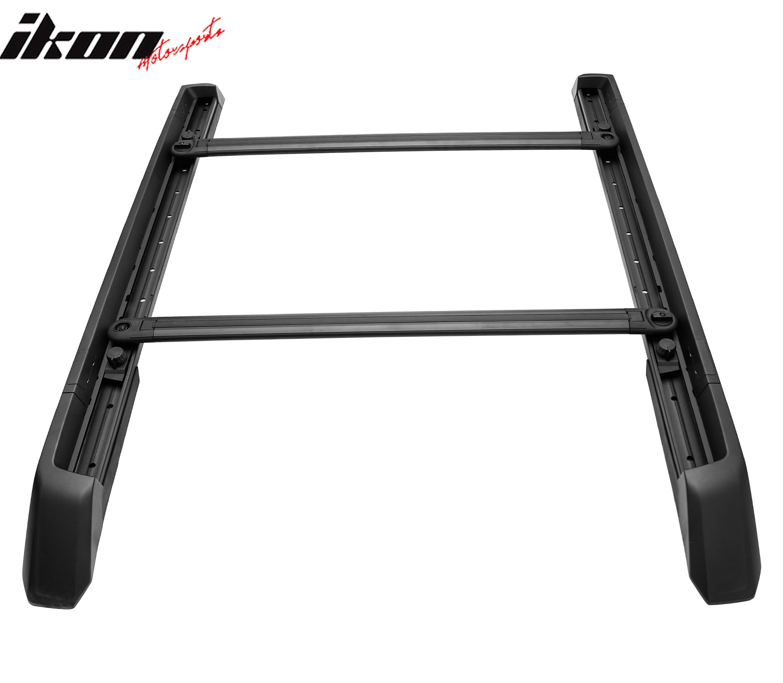 Fits 24-26 Toyota Tacoma Double Cab OE V2 Style Roof Cross Bars with Slide Rail
