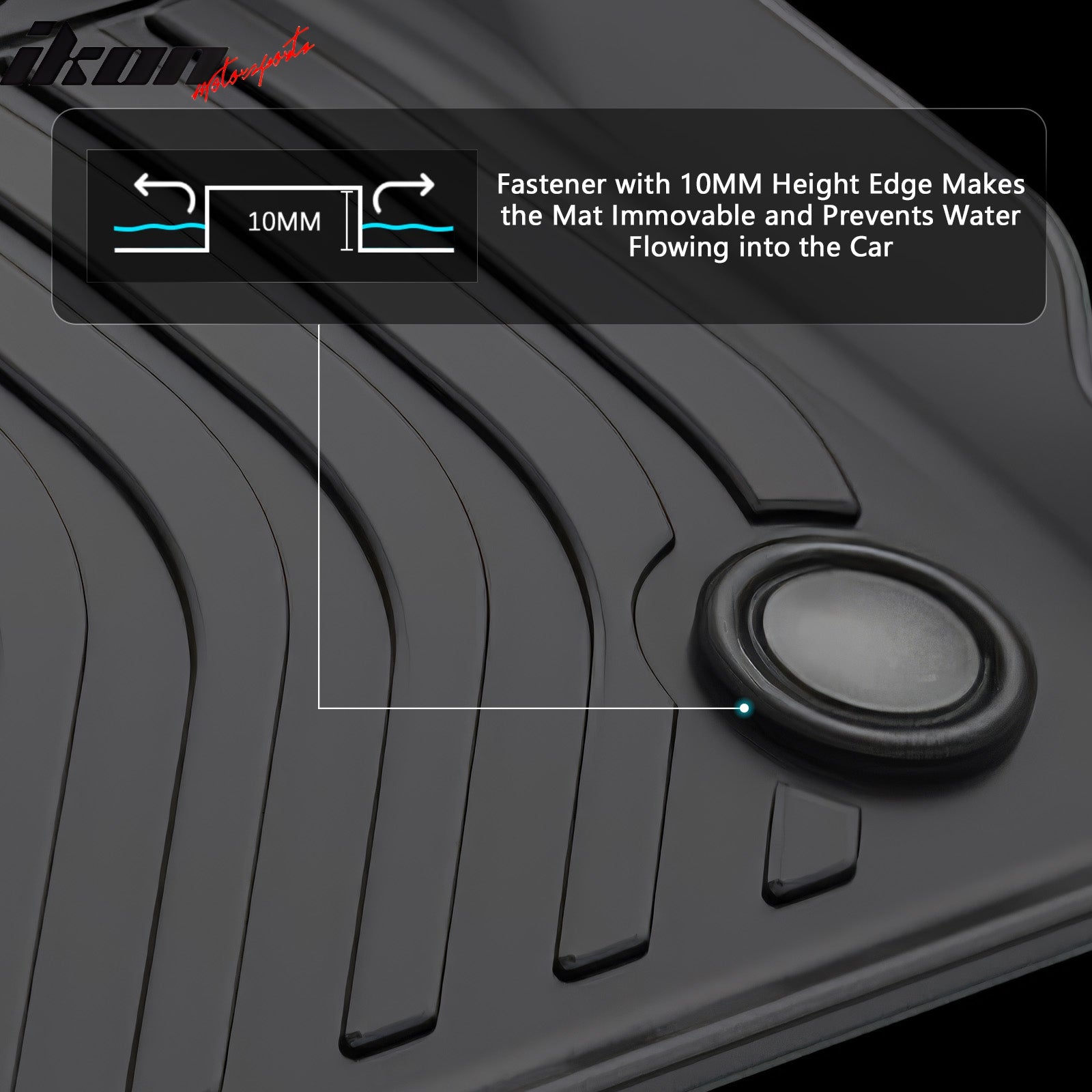 Fits 24-26 BMW G60 i5/25-26 G60 550e/G90 M5 Floor Mats TPE All Weather 3D Carpet