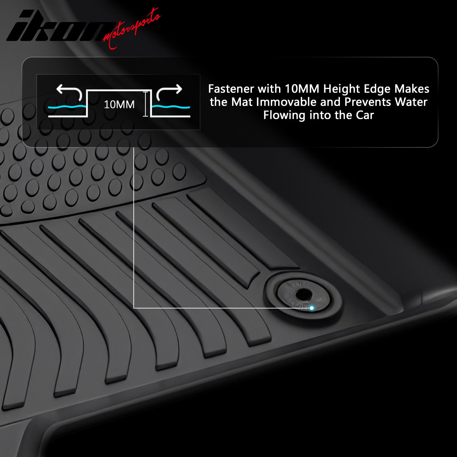 Fits 24-26 Chevy Traverse GMC Acadia Buick Enclave W/7 Seats TPE 3D Floor Mats