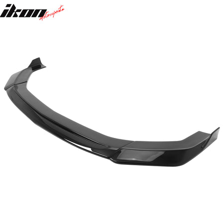Fits 24-26 Ford Mustang Ecoboost GT IKON V2 Style Front Lip Gloss Black 3PCS