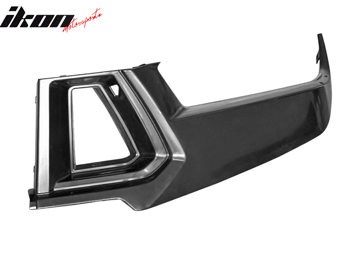 Fits 24-26 Ford Mustang Dark Horse Front Bumper Insert Cover W/ Mesh Grilles ABS