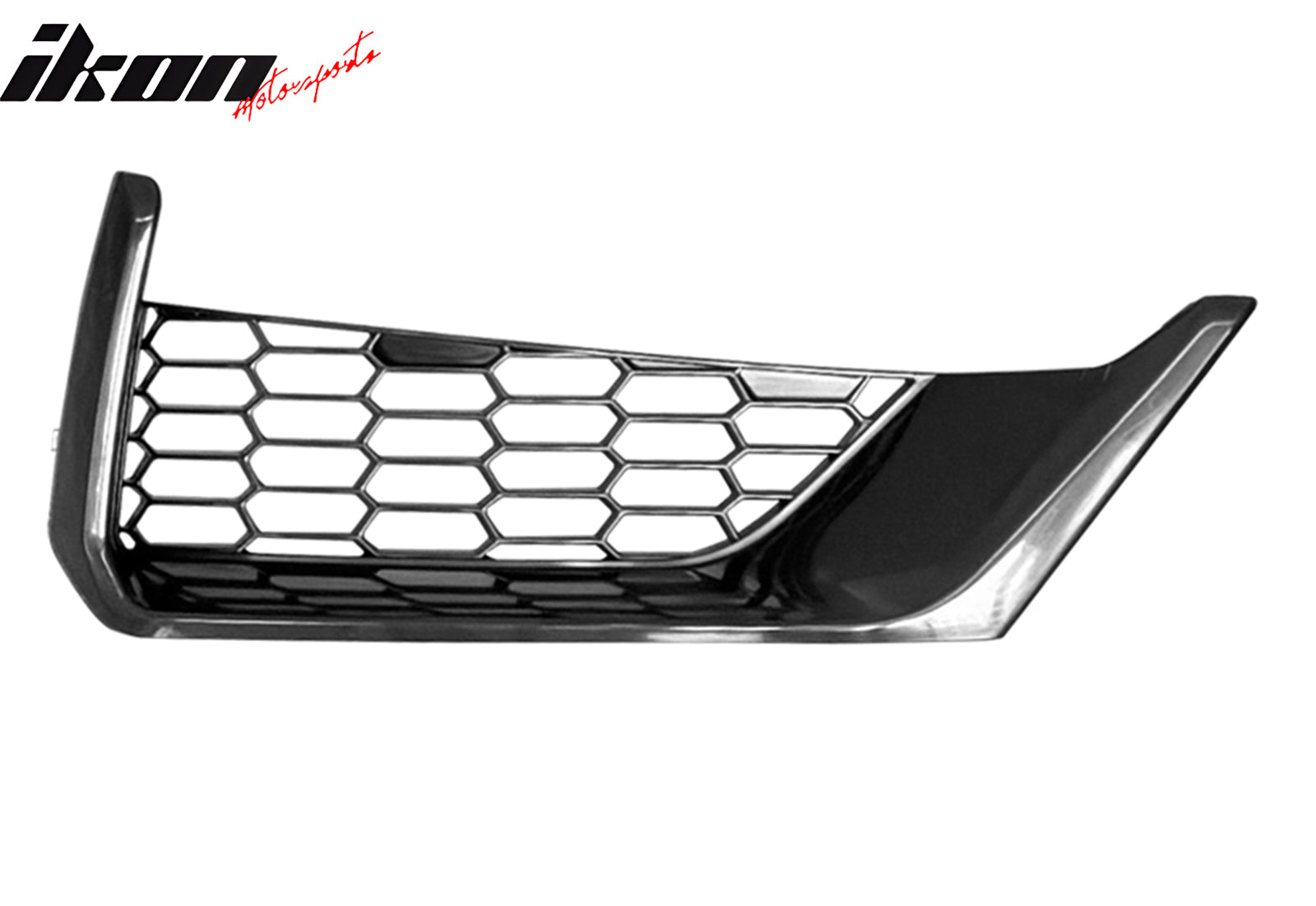 Fits 24-26 Ford Mustang Dark Horse Front Bumper Insert Cover W/ Mesh Grilles ABS