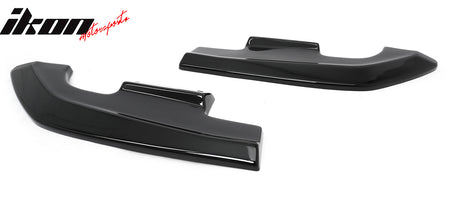 Fits 24-26 Ford Mustang Ecoboost& GT R Style Rear Bumper Aprons Gloss Black 2PCS