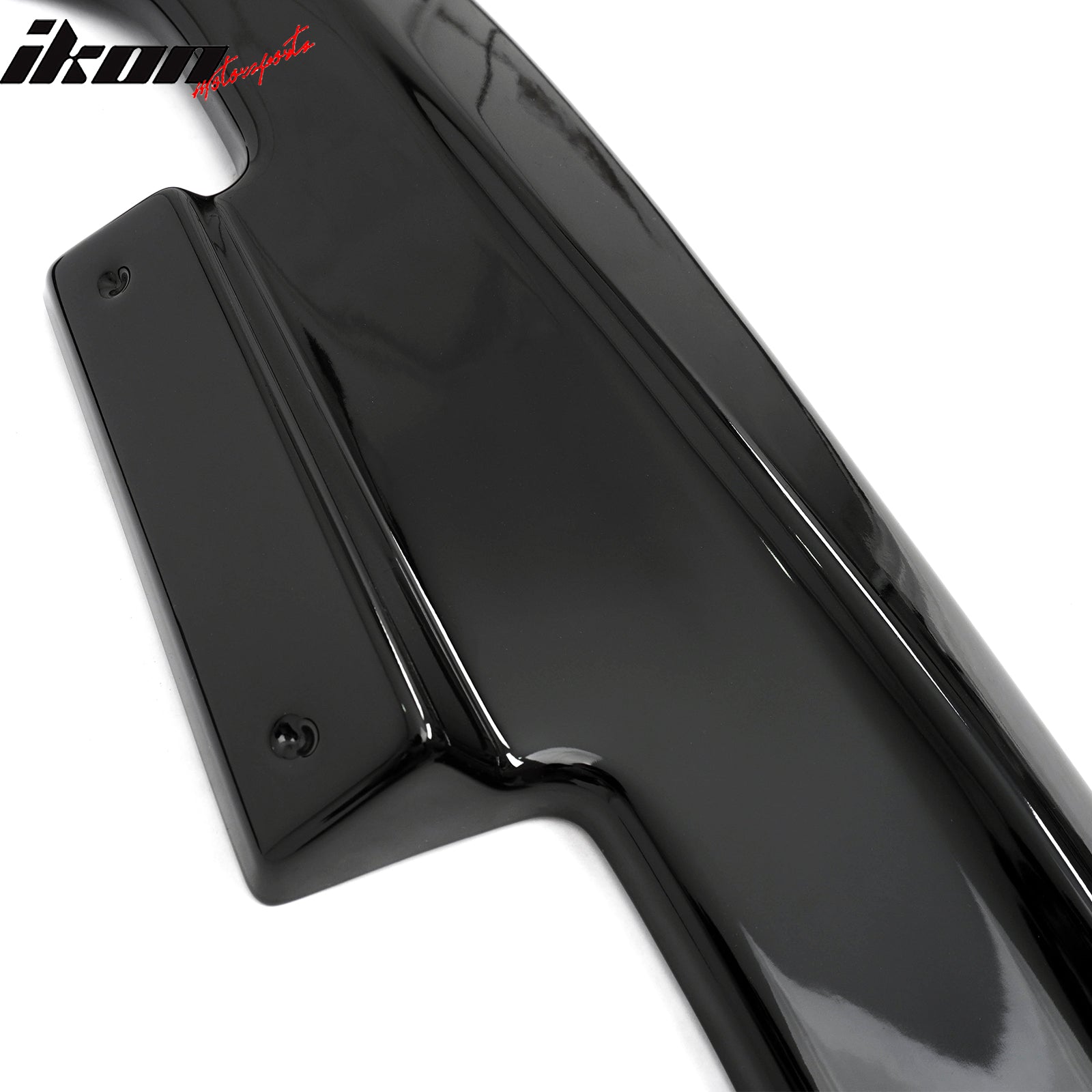 Fits 24-26 Ford Mustang Ecoboost& GT R Style Rear Bumper Aprons Gloss Black 2PCS