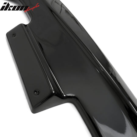 Fits 24-26 Ford Mustang Ecoboost& GT R Style Rear Bumper Aprons Gloss Black 2PCS