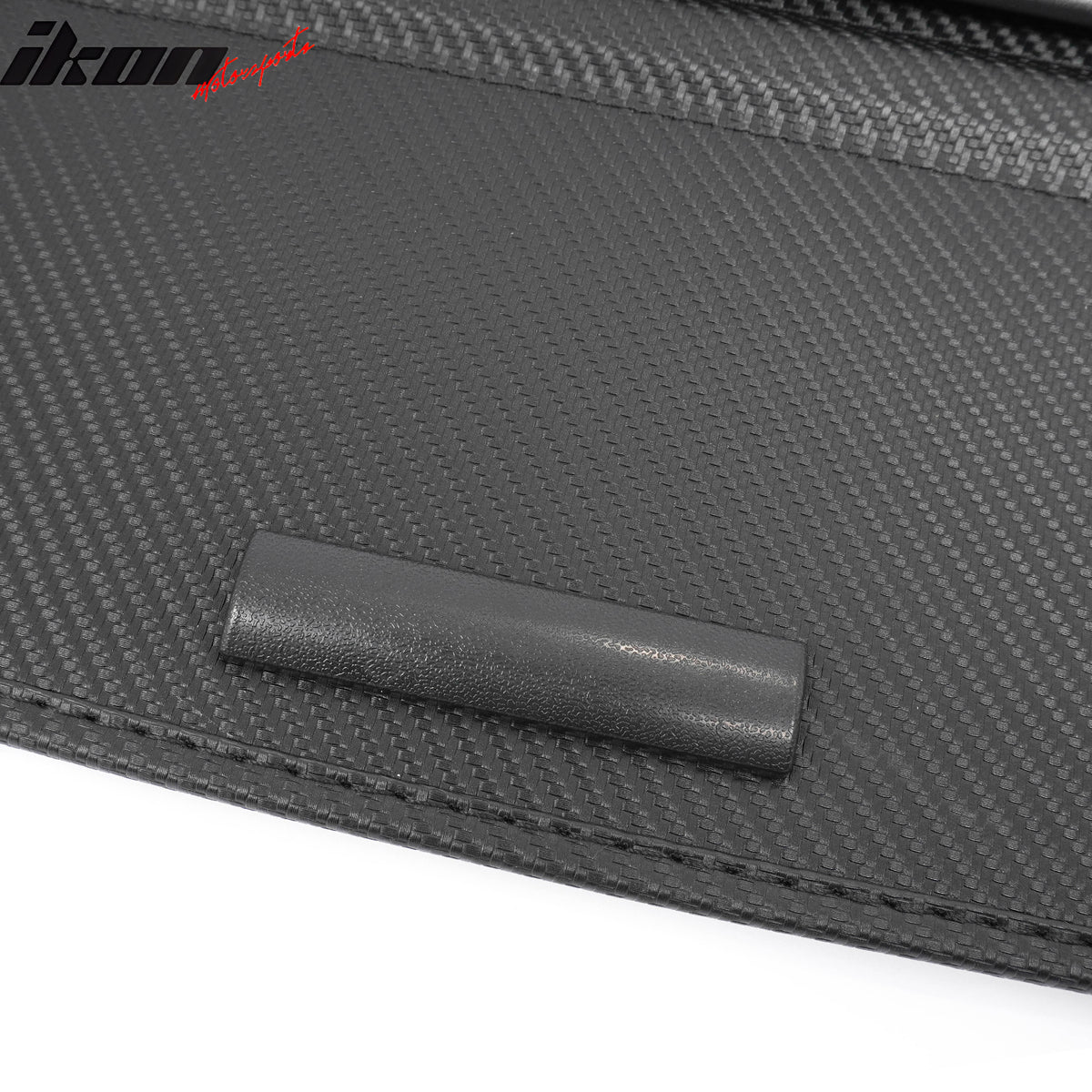 IKON MOTORSPORTS, Rear Retractable Cargo Cover, Compatible with 2024-2026 Honda Prologue & Chevrolet Blazer EV, Trunk Security Luggage Shield Shade
